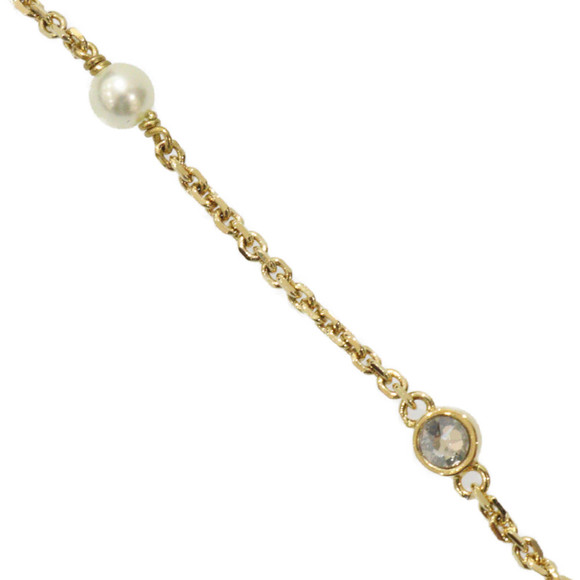 Christian Dior Clair D Lune Necklace Gold Plated Pearl - Picture 4 of 9